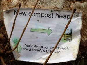Compost sign
