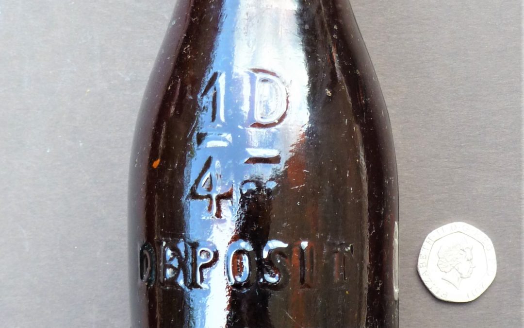 R. White Deposit beer bottle