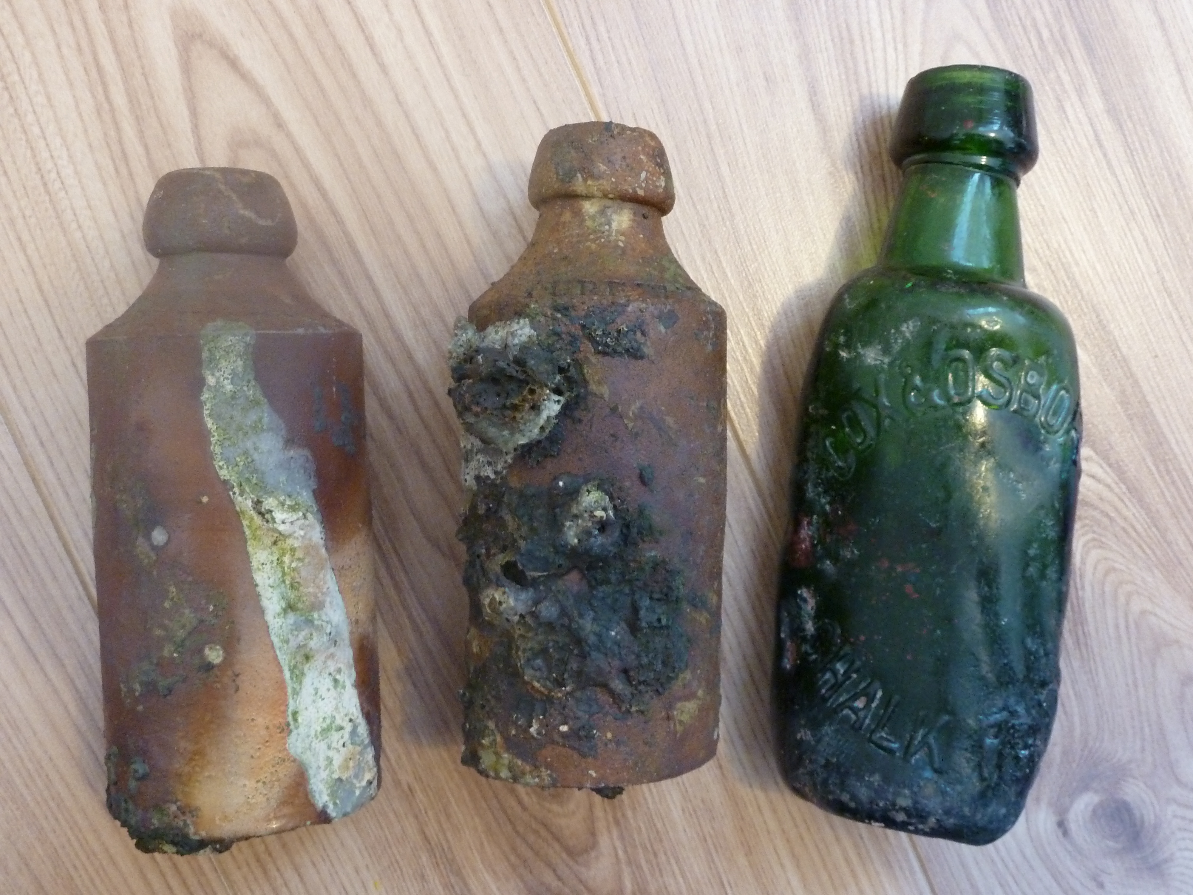 Bottles from a Destructor
