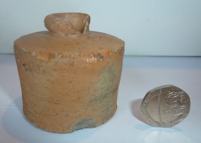 Early Stoneware Ink Bottle