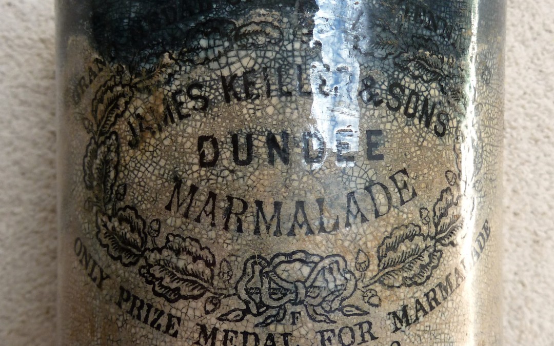 Marmalade Jar, Re-used for Paint