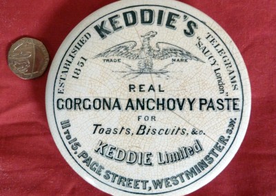 Keddie’s Anchovy Paste Pot Lid