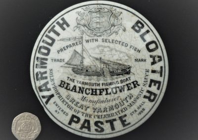 Pot lid for Blanchflower’s Yarmouth Bloater Paste